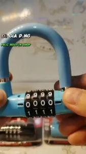 Khoá chữ U khóa số thông minh chống trộm an toàn cho bạn khóa Thái Lan SiFa( khoá số 4 mã số )