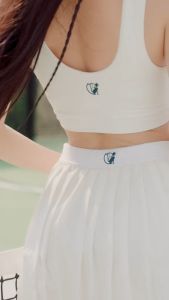 LYB - Chân váy xoè tập pickleball xếp ly cổ điển co giãn thoáng mát có quần bảo hộ túi bên trong