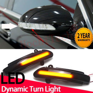 Smoked LED Dynamic Turn Signal Light Side Mirror Flashing Light for Mercedes-Benz E S CLS CL Class W219 C219 W221 W211 W216