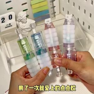 Double Sided Adhesive Roller Tape Dots Glue Tape Hand account Refillable DIY Scrapbooking Collage Stationery