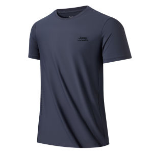 Jeep | Jeep Outdoor Summer Mens Short Sleeve Quick Dry Ice Silk Sports Shirt Breathable Hiking Climbing Clothing Durable Nylon Fabric