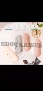 SHOP RAISER 1pcs Portable Makeup Brush Bag Silicone Dustproof Makeup Bag Lipstick Pouch Magnetic Buckle Cosmetic Pouch