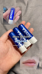 Son dưỡng môi dạng thỏi cấp ẩm mềm môi Nivea 24h Moisture Original Care Lip Balm 4.8g - Đức