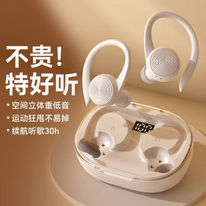 Bluetooth Sports Earphones Hanging Ear Wireless High Sound Quality Long Battery Life for Men And Women Noise Reduction 2024 New Model