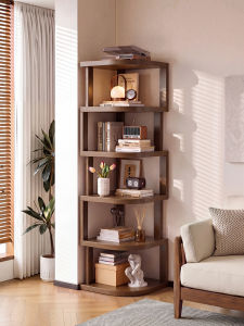 ZHUSHANXIA | Vintage Style Corner Cabinet Triangular Wall-Mounted Shelf