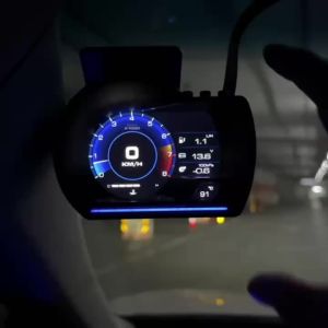 Universal A501 Auto Meter Car HUD Turbo Gauge Car Head Up Display OBD2 Smart Digital Odometer Security Alarm Water&Oil Temp RPM
