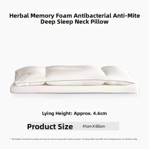 Memory Cotton Pillow Core for Neck Support and Deep Sleep