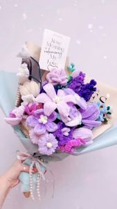 100Pcs Fuzzy Wire Chenille Stems Pipe Cleaner Craft Flower Bouquet DIY Children Handmade Craft Toy