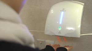 Máy Sấy Tay Tự Động Cảm Biến Hồng Ngoại Công Suất Lớn Máy Sấy Tay Nhà Vệ Sinh Hiện Đại Bảo Hành 12 tháng