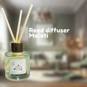 Fumu Pengharum Reed Diffuser Melati Aromatherapy Jasmine Ruangan Essential Oil 50ml