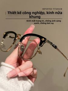 GUANGYE | Gọng Kính Nam Bán Khung Titanium Siêu Nhẹ Hỗ Trợ Độ Cận Hiệu Ứng Gọn Gàng