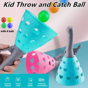 Outdoor Kids Ejection To Catch Ball Launch Throwing Pinball Toy Kids Sense Training Game Toys Sports Ball Game Toys