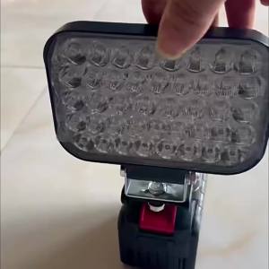 8นิ้ว ไฟ LED ทำงานไร้สาย 21V แบตเตอรี่ลิเธียมขับเคลื่อน Super Bright โคมไฟรักษาความปลอดภัยกลางแจ้ง โคมไฟตั้งแคมป์