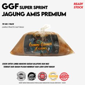 Umpan Ikan Mas Super Sprint Jagung Amis Premium GGF 70gr/Harian Lomba & Galapungan Ikan Mas
