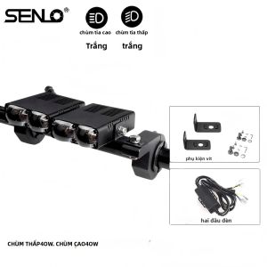 Bộ Đèn Sương Mù Ô Tô LED Senlo Universal 80W Siêu Sáng Chống Nước Đèn Phụ Trợ Dễ Lắp Đặt Cho Xe SUV Xe Bán Tải Ánh Sáng Trắng 6000K