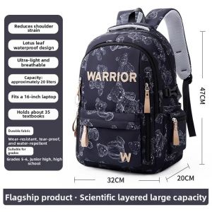 Warrior | Stylish New Lightweight Large Capacity School Backpack