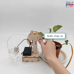 [Hot STEM] Bộ lắp ráp Hệ Thống Tưới Cây Tự Động Cảm Biến Độ Ẩm Thông Minh. Đồ chơi giáo cụ khoa học công nghệ stemsanpi