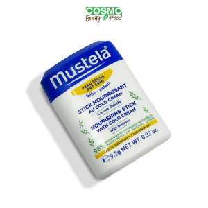 Mustela Nourishing Stick with Cold Cream 9.2g (98% ingredient from natural origin)[Suitable to new born]
