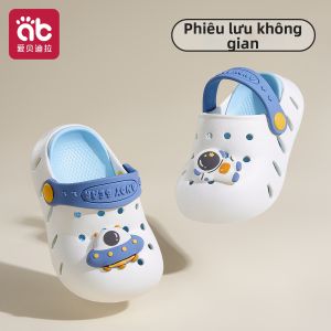 AIBEIDILA | Dép Crocs Trẻ Em Mới Không Trượt Đầy Đủ Sự Thoải Mái