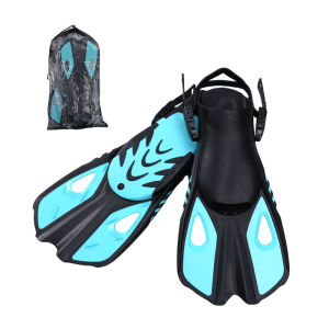 clu Snorkeling Fins Adjustable Freediving Fins Swimming Equipment For Adults and Children ulc