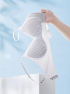 เซ็กซี่ Catman Bra V-Back ผ้าไหมน้ําแข็ง Bralette ไร้สายพร้อมสายรัดปรับฤดูร้อนผ้าฝ้ายบางถ้วยรวบรวม Bra สําหรับหนุ่มผู้ใหญ่