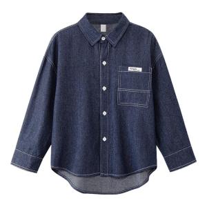 zosee | Áo Sơ Mi Dài Tay Nam Bé Gái Lót Nỉ Giữ Ấm