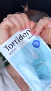 TORRIDEN Dive In Low Molecular Hyaluronic Acid Mask 10piec/Deeply hydrate and moisturize relieve dry and tight skin calm and soothe red and swollen skin due to allergies