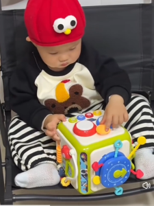 Musical Baby Walker Playgym Piano Activity Box Sensory Kids Cube Rotating Track Ball Baby Educational Toys *Ready Stock*