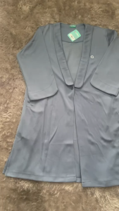 Terbaru Cardigan Alnita Isvara Outer Muslimah Ashley Blue Ravena Premium