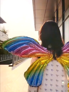 3D Butterfly Foil Balloon 97x72cm Butterfly Wings Angel Wing Birthday Party Decoration