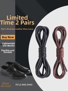 JVBV | Waxed Black Business Casual Shoes Elastic Men