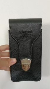 ซองหนังใส่มือถือ 2 เครื่อง แบบร้อยเข็มขัด