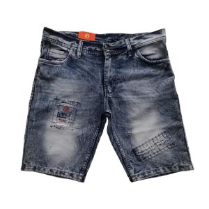 Celana Pendek Jeans Sobek Ripped Casual Denim