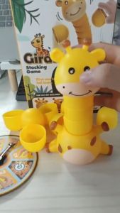 Giraffe Balance Stacking Blocks Game Building Blocks Toy for Kids Adults Family Game