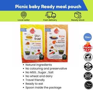[12M Combo Pack]-Picnic Baby Food Ready to eat-[Halal Certificate]