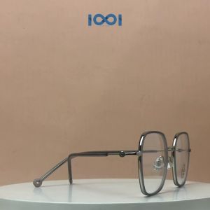 IOOI Eyewear - Kacamata Kotak Segi Enam Metal PC Anti Radiasi Blueray Photocromic Pria Wanita S11950