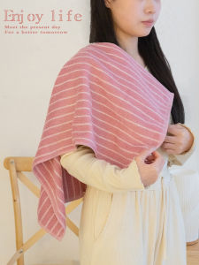 Soft Pure Cotton Striped Towel Face Washcloth Male Female Home Use Absorbent Bathroom Simple Couple Towels Bath Linens