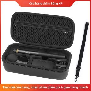 XFJI | Túi Đựng Insta360 X6 Túi Du Lịch Vỏ Cứng Có Ngăn Đúc Sẵn Túi Lưới Và Dây Đeo Vai Dành Cho Phụ Kiện Máy Quay Video Thể Thao