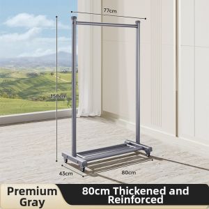 BINTAI | Moveable Coarse Household Clothes Rack