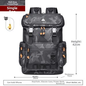 tanmesso | Mens Backpack Large Capacity Leisure and Outdoor Crossbody Computer Bag