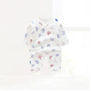 Newborn Baby Bodysuits 100% Cotton Long Sleeve Animals Printed Jumpsuit Bodysuit Romper for Baby Boys Girls