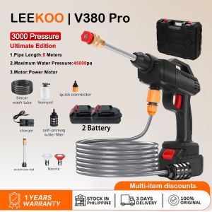 Car Washer High Pressure Portable Electric Car Wash Machine48V-168V Pumps Garden/Farm Work Sprayer COD | Philippines Stock