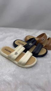 (Size 37-40) 7002-6 Sandal Wanita Slip On Sandal Jelly Gesper Lentur Sendal Rumah