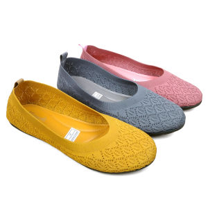Miracle By Miracle Project - MBMP - Jasmine Series 07 LS - Flat Shoes Sepatu Wanita Bahan Rajut Import Flatshoes