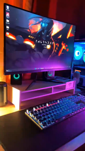 YAMY Gaming Monitor PC 24 inch 75HZ Flat Display Desktop Computer with HDMI VGA Support IPS 3-year warranty