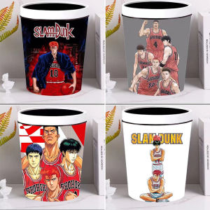Cartoon Style Basketball Anime Trash Can: A 12L Capacity Waste Bin for Boys' Bedrooms