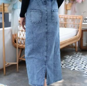 THEANA Rok Jeans Skirt Wanita Dewasa Kekinian Terbaru
