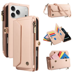 Faux Leather Phone Case for Samsung Galaxy A05 A06 A16 A17 A26 A27 A36 F07 M07 F17 With Strap &Card Slots Shockproof phone Cover