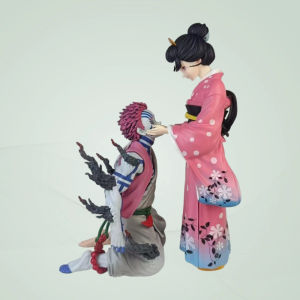 YF Demon Slayer Akaza Koyuki Action Figure Tragic Scene Anime Collectible Model Decor Gift For Kids FY