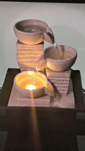 Tabletop Fountain Ornaments Home Gardening Decoration Rockery Water Fountain Crafts Gifts Desktop Decorations